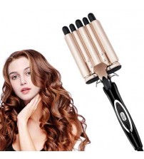 Professional Hair Curler Hairdressing Iron Art Ceramic Five Stick Egg Roll Styler Big Wave Water Ripple Hair Curler Power Tool